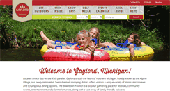 Desktop Screenshot of gaylordmichigan.net